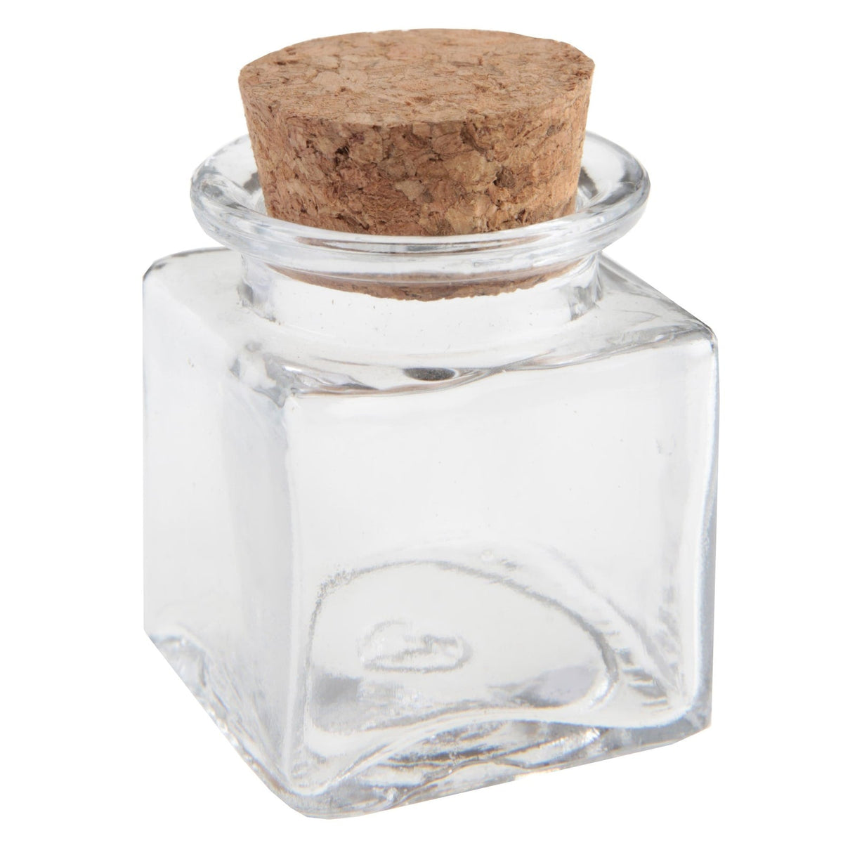 Petit pot carré à bouchon de liège