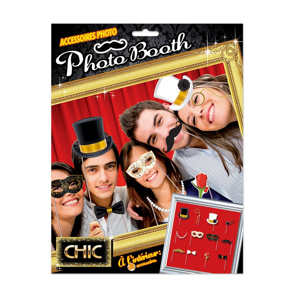 Photobooth chic, 12 accessoires