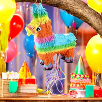 Piñata âne multicolore à tirer, 51 cm — vue 3