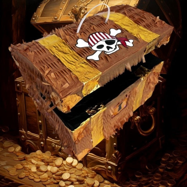 Piñata coffre de pirate