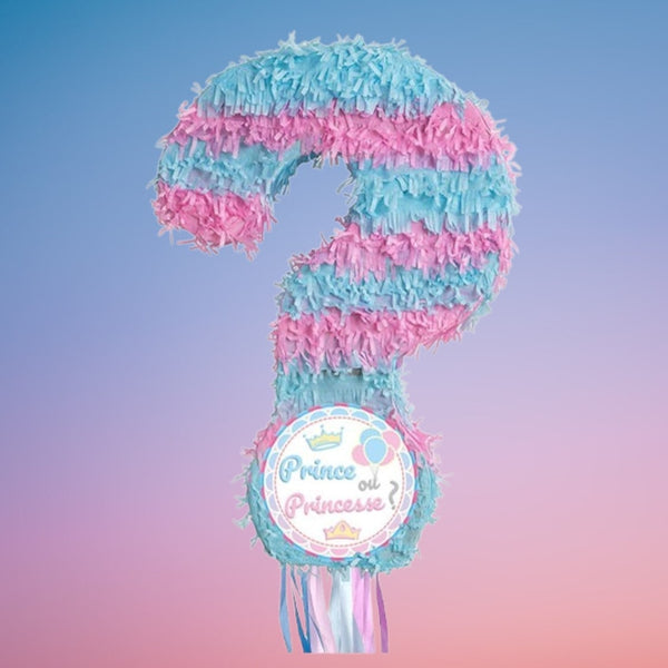 Piñata à tirer baby shower, 50 cm