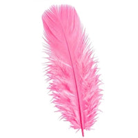 50 petites plumes de 10 cm, 5 couleurs — Rose