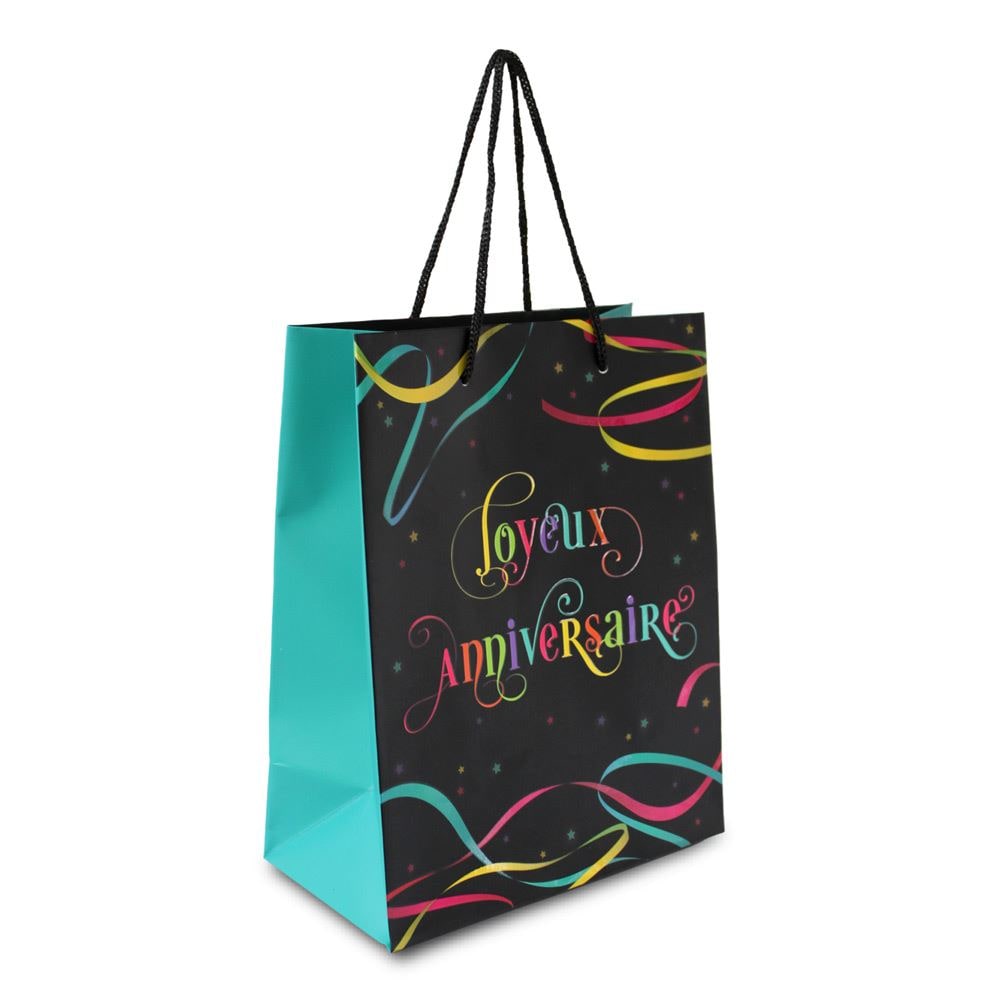 Pochette cadeau Joyeux anniversaire, 3 tailles — vue 3