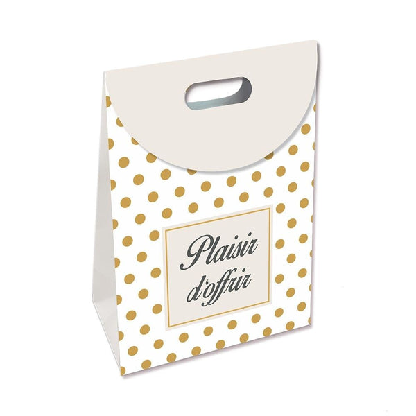 Pochette cadeau à rabat Plaisir d'offrir
