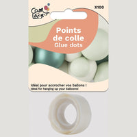 Points de colle pour ballons, lot de 100 — vue 2