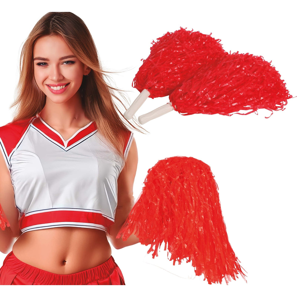Pompons de pom-pom girl, lot de 2 — vue 4