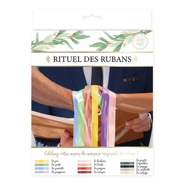 Rituel des rubans pour cérémonie de mariage