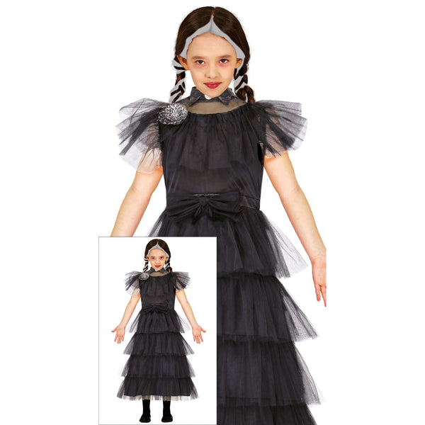 Robe de bal gothique noire, fille
