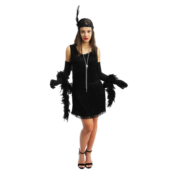 Robe charleston à franges, adulte