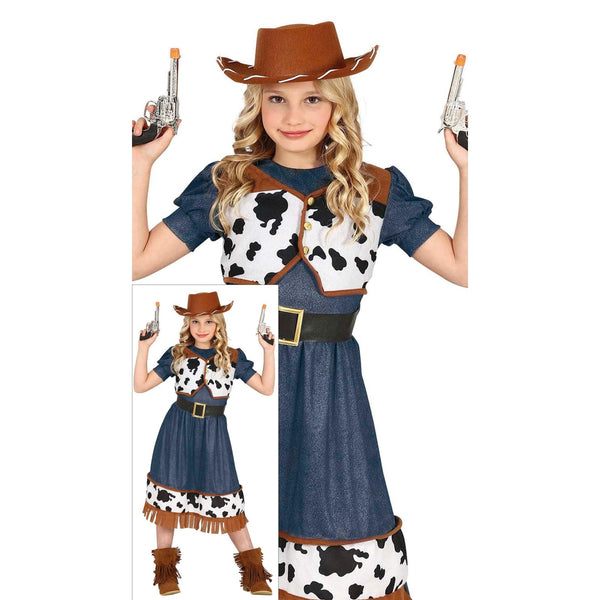 Robe de cowgirl en jean, fille