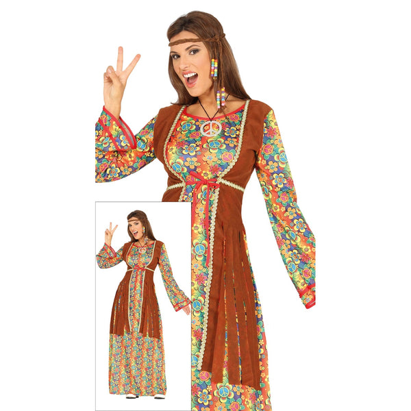 Robe hippie longue, femme