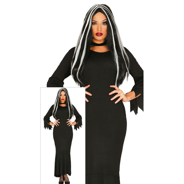 Robe longue gothique noire, femme