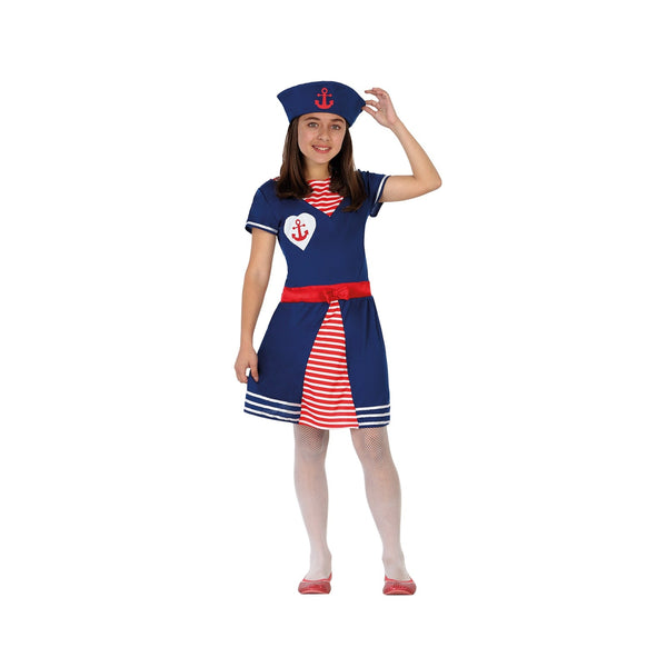 Robe de marin bleu marine, fille
