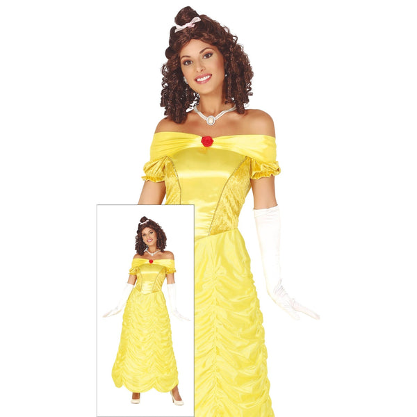 Robe de princesse jaune, adulte