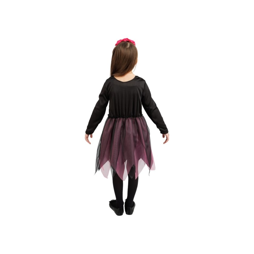 Robe de squelette rose, fille 5-6 ans — vue 2