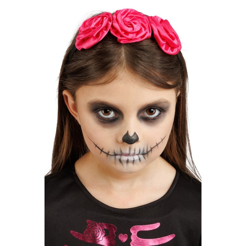 Robe de squelette rose, fille 5-6 ans — vue 3