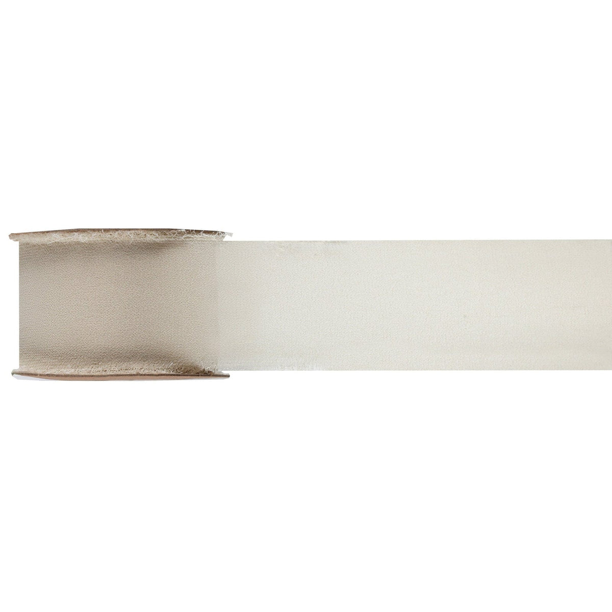 Ruban crêpe ivoire 40 mm, 5 m