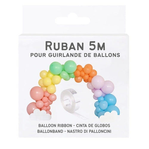 Ruban pour guirlande de ballons, 5 m