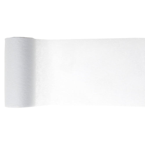 Ruban intissé 10 cm, 10 m, blanc ou rouge