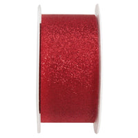 Ruban pailleté 30 mm, 5 m, or, argent ou rouge — vue 3