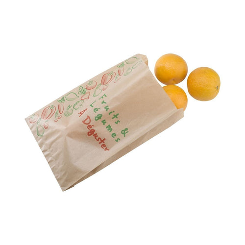 Sacs kraft fruits et légumes, 500 g à 3 kg