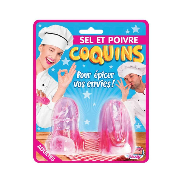 Salière et poivrière coquines