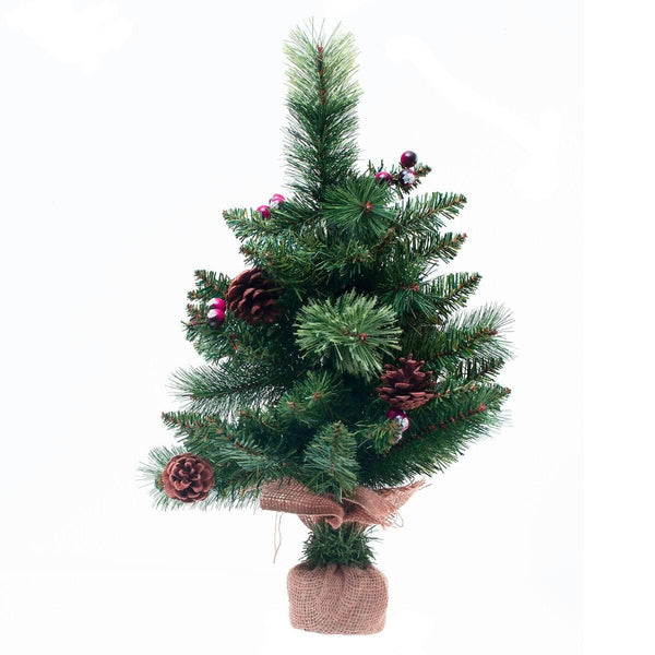 Sapin décoré de baies, 50 cm