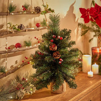 Sapin décoré de baies, 50 cm — vue 2