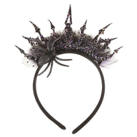 Serre-tête couronne de princesse noire — vue 3
