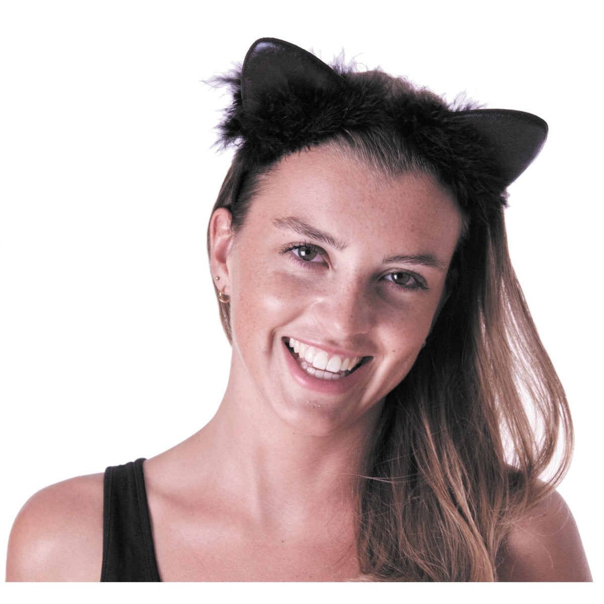 Serre-tête oreilles de chat noir