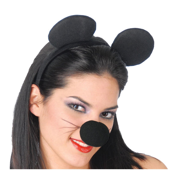 Serre-tête oreilles de souris noires