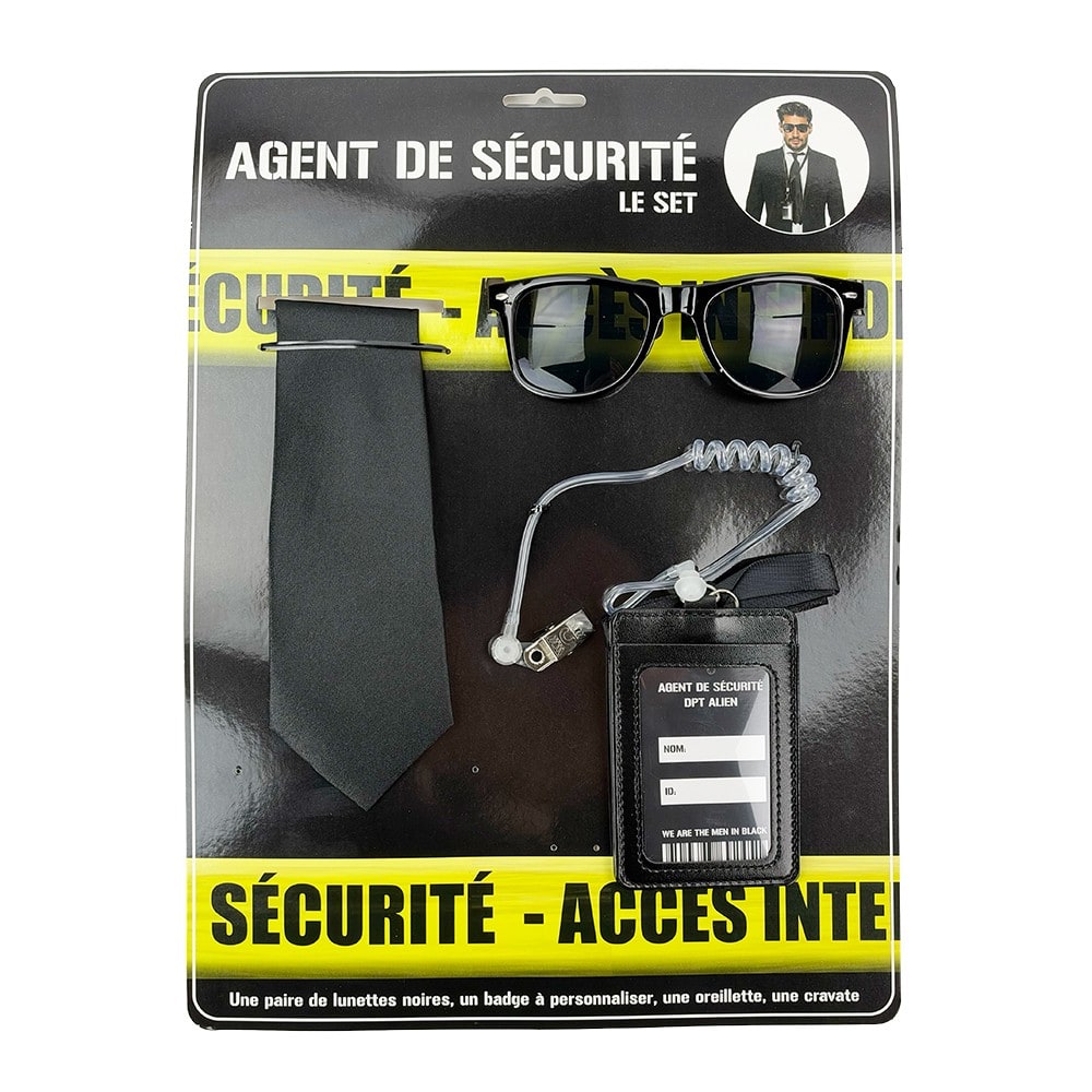 Set d'agent de sécurité, 4 pièces — vue 3