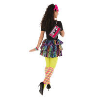 Set tutu années 80 multicolore, femme — vue 2