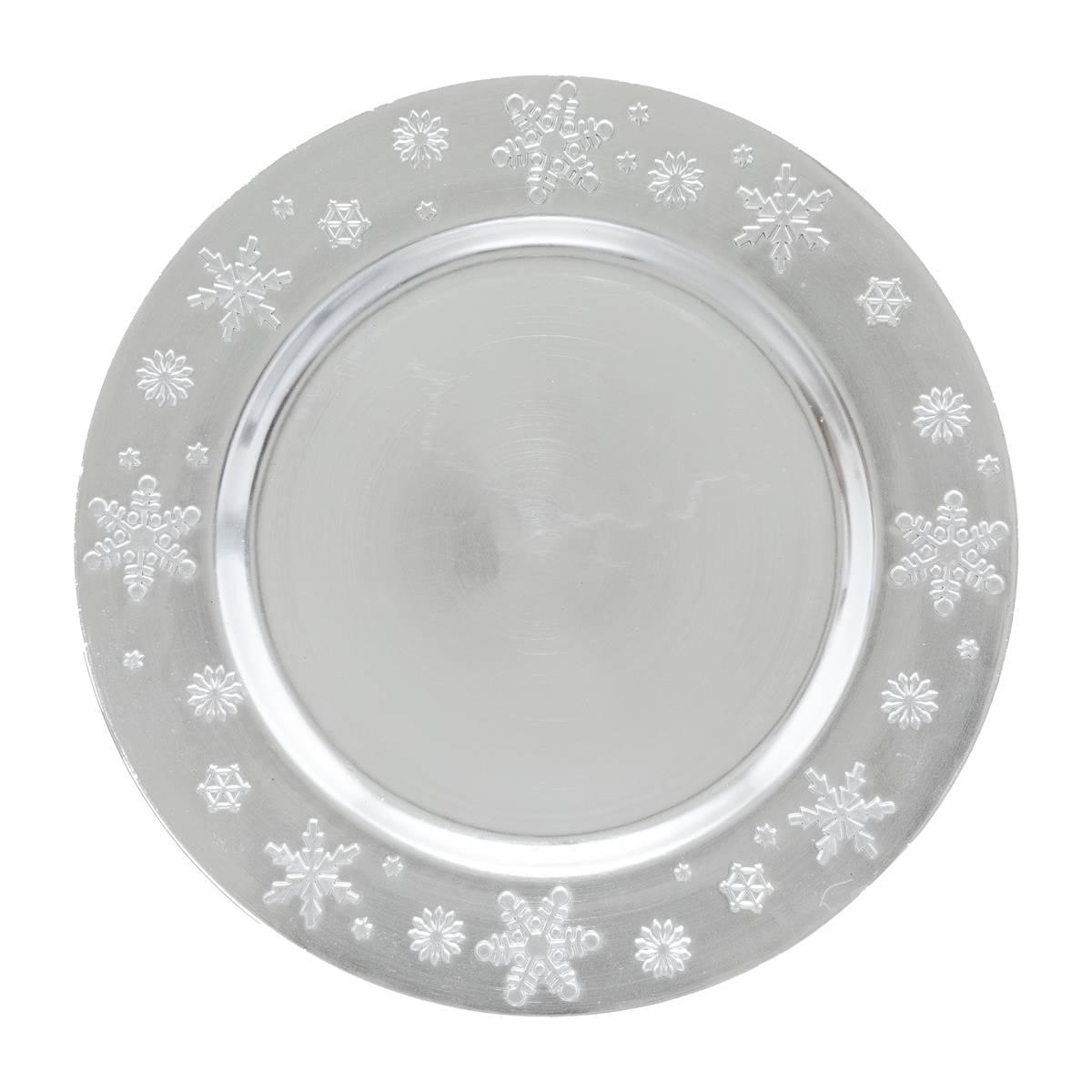 Sous-assiette à flocons, 33 cm
