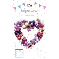 Support à ballons cœur, 150 cm — vue 3