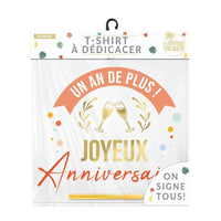 T-shirt femme d'anniversaire à dédicacer — vue 5