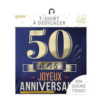 T-shirt homme d'anniversaire à dédicacer — vue 4