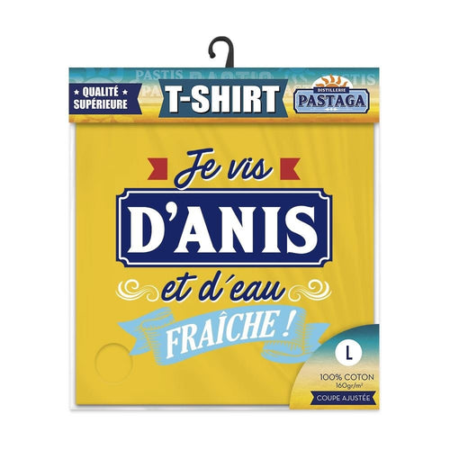 T-shirt « Je vis d'anis et d'eau fraîche »
