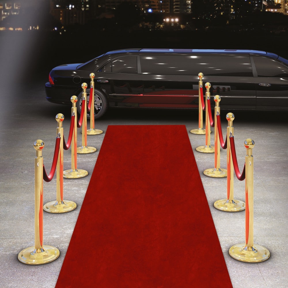 Tapis rouge, 1 m x 15 m