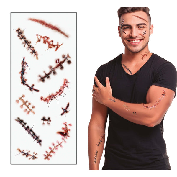 Tatouage cicatrices, 30 x 13 cm