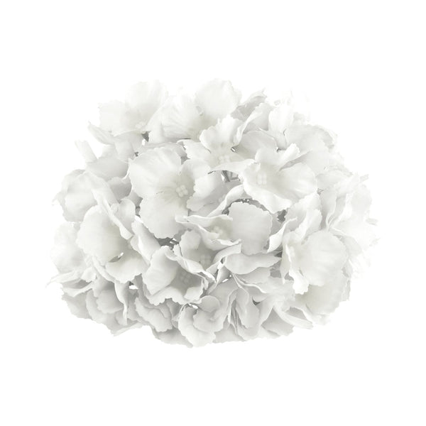 Tête d'hortensia blanche, 20 cm