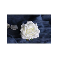 4 têtes de roses artificielles 9,5 cm — vue 4