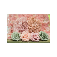 4 têtes de roses artificielles 9,5 cm — vue 5