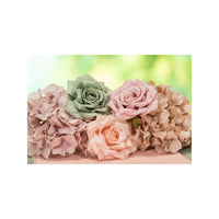 4 têtes de roses artificielles 9,5 cm — vue 6