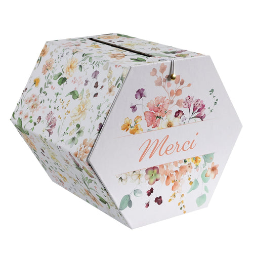 Tirelire Herbier hexagonale