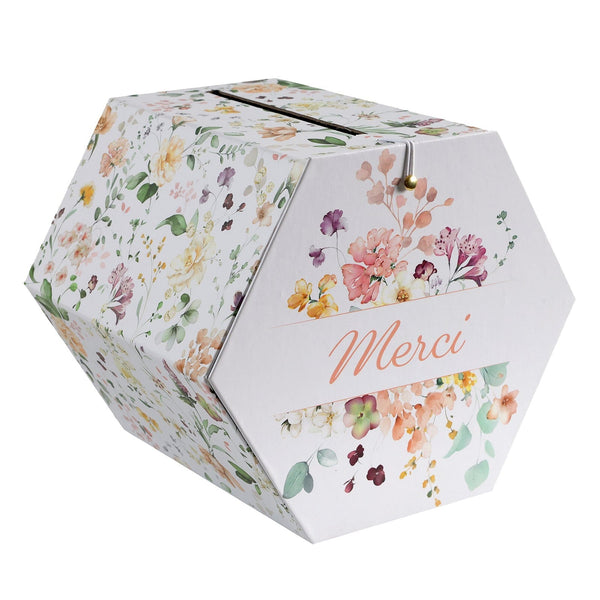 Tirelire Herbier hexagonale