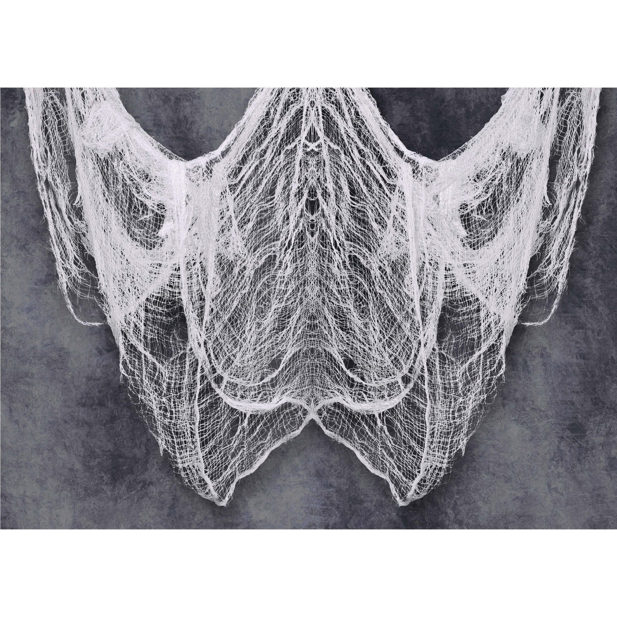 Tissu gaze blanc Halloween, 200 x 500 cm