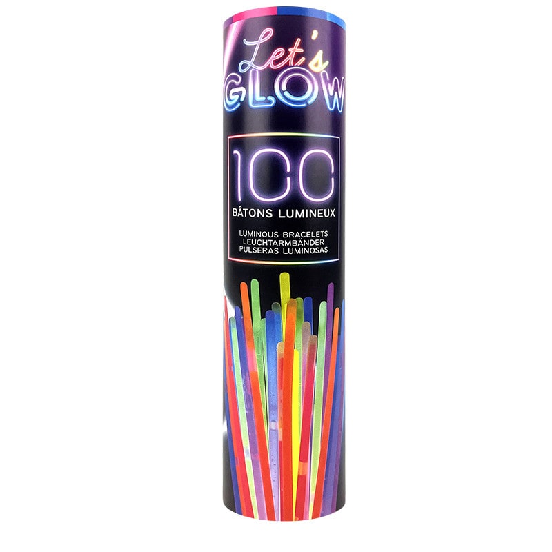 Tube de 100 bracelets lumineux — vue 5
