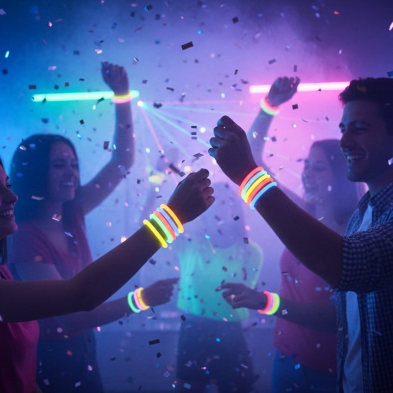 Tube de 15 bracelets lumineux — vue 2