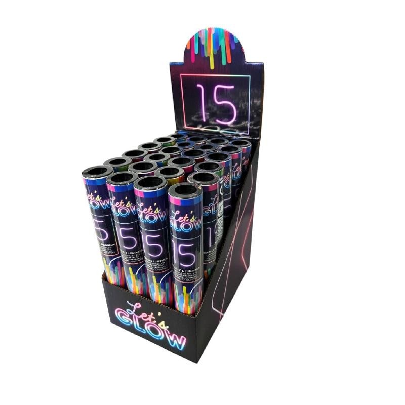Tube de 15 bracelets lumineux — vue 3